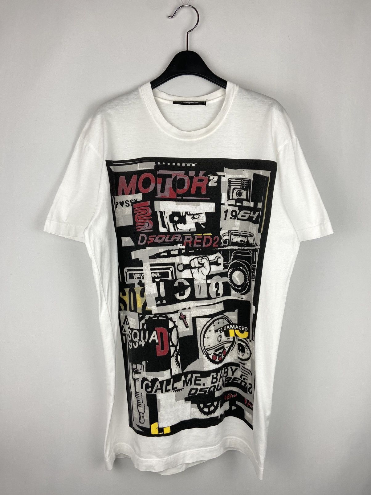 DSQUARED2 20SS OVERSIZED GRAPHIC T-SHIRT