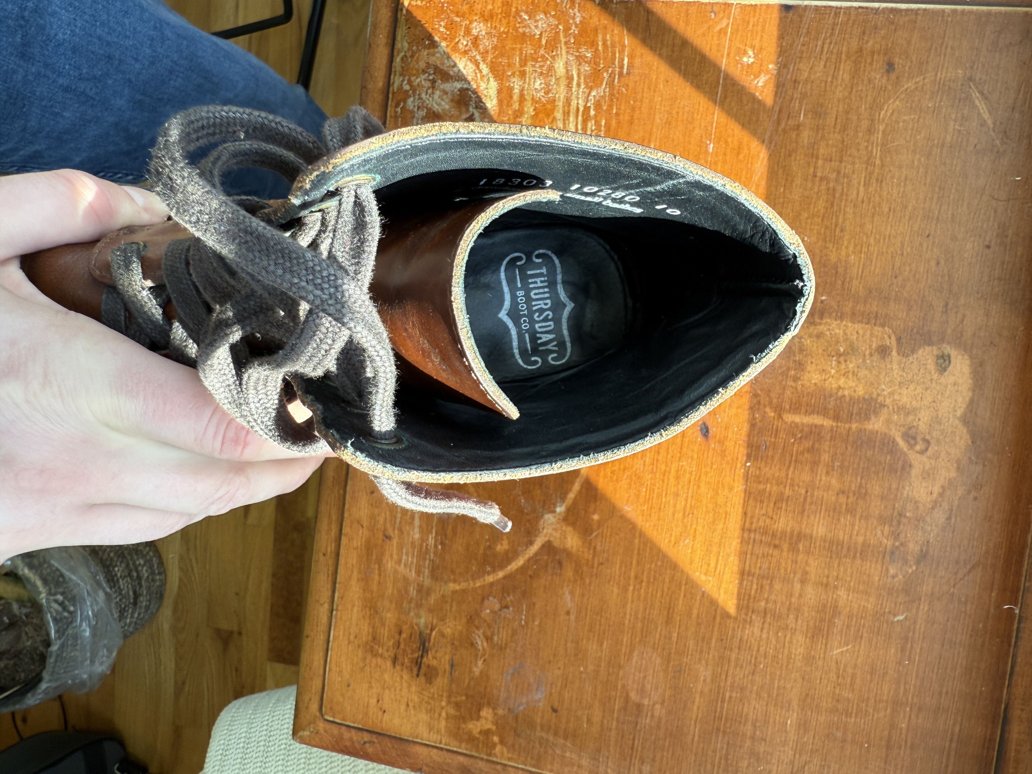 Thursday Boot Company Wingtip Boots Size US 8 / EU 41 - 2 Thumbnail