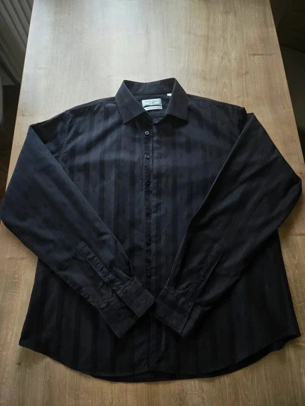 Yves Saint Laurent Yves Saint Laurent YSL Vintage Monogram Striped Shirt XL Size 40L - 1 Thumbnail