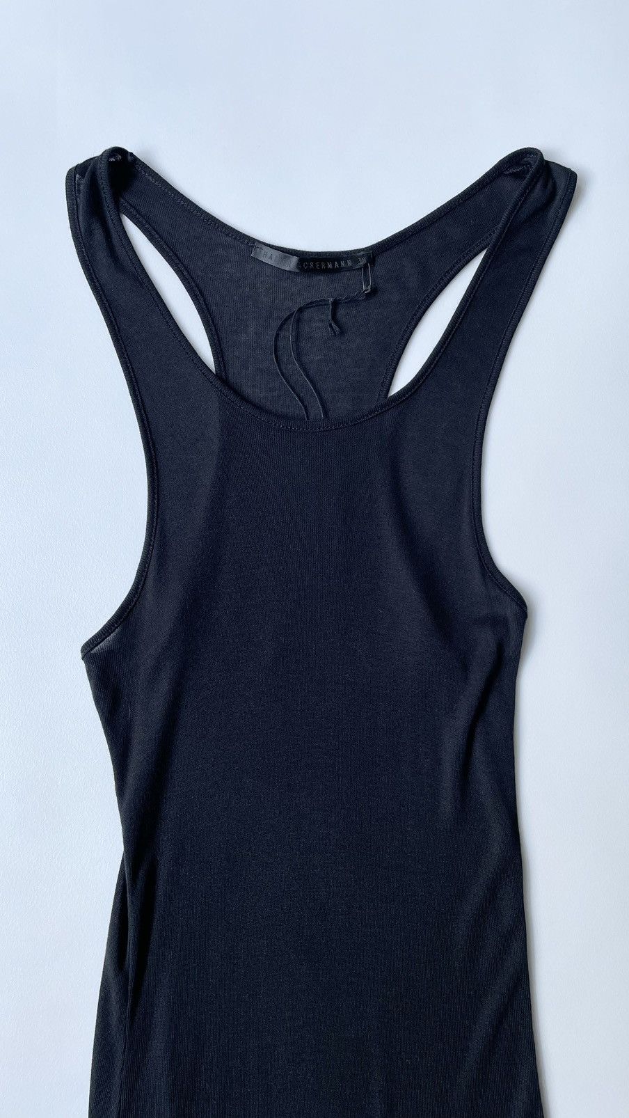 Haider Ackermann Light Ribbed Cotton Mini Dress Size S / US 4 / IT 40 - 3 Thumbnail