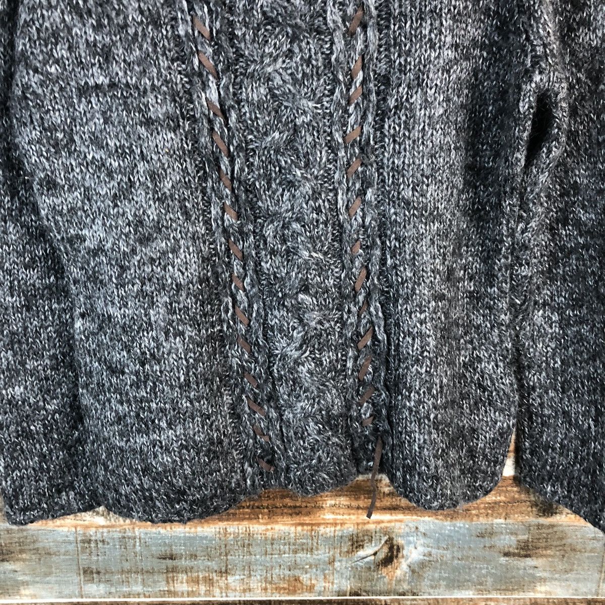 Homespun Knitwear Japanese Brand Grey mohair vintage Knitwear #A1768 Size US M / EU 48-50 / 2 - 6 Thumbnail