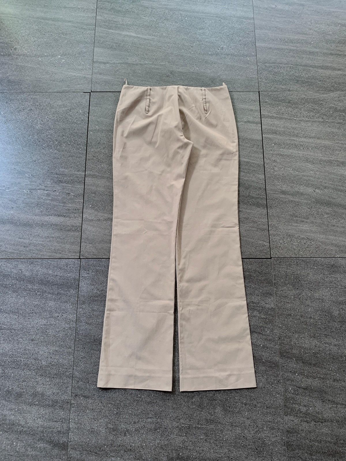 Prada FREE TAX! 2000s Slim Flared Trousers Size US 28 / EU 44 - 5 Thumbnail
