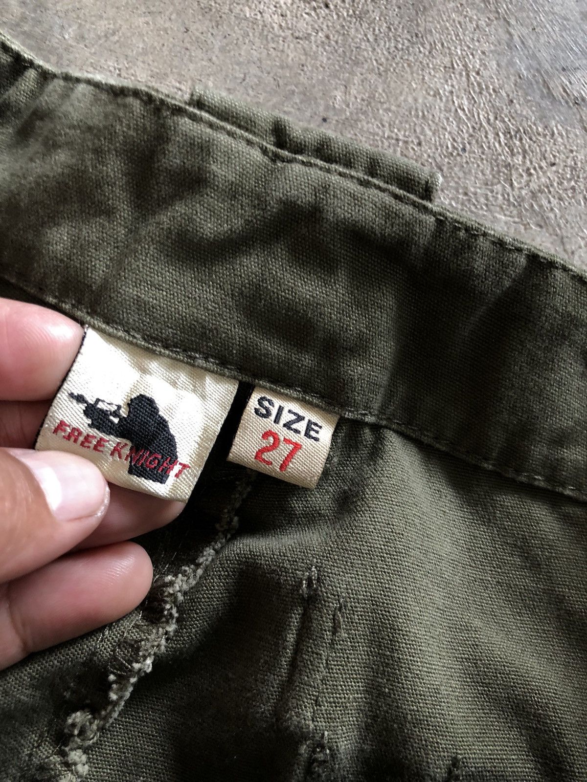 If Six Was Nine × Japanese Brand × Vintage JAPANESE FREE KNIGHT CARGO PANTS GOASTYLE Size US 27 - 9 Thumbnail