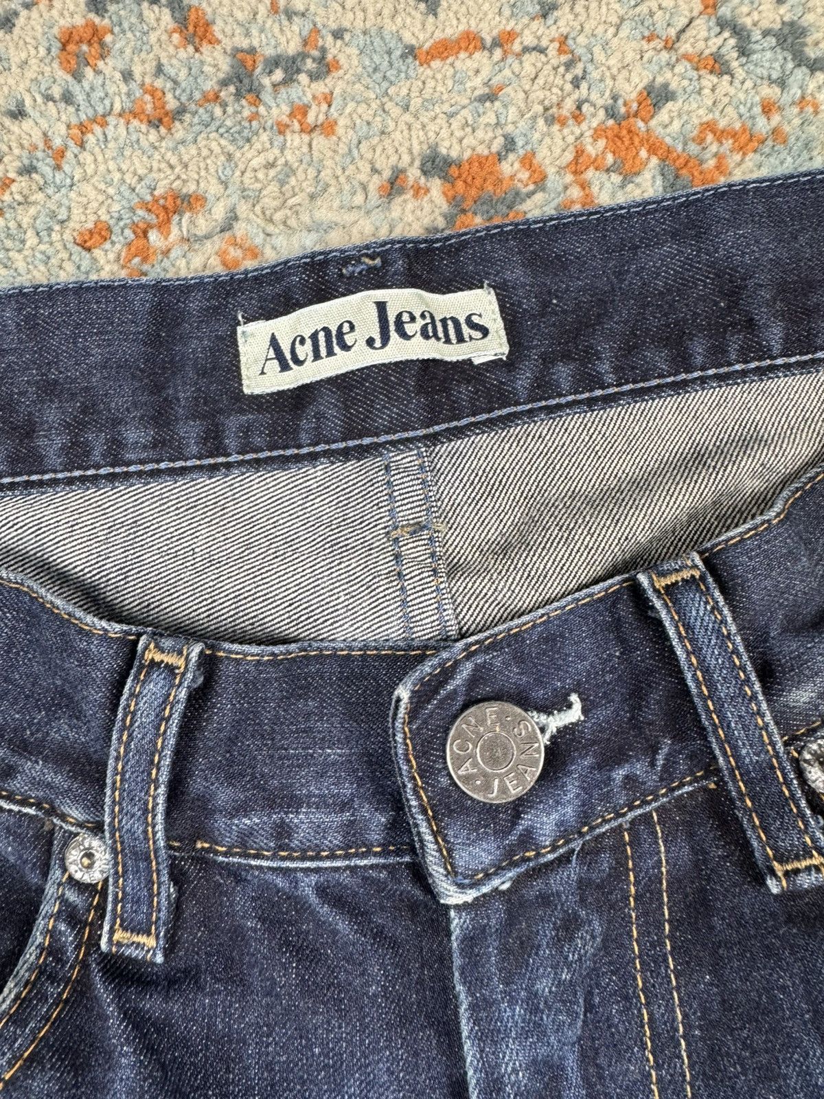 Acne Studios Vintage 00s Acne Studios jeans washed denim slim skinny hedi Size US 31 - 12 Thumbnail