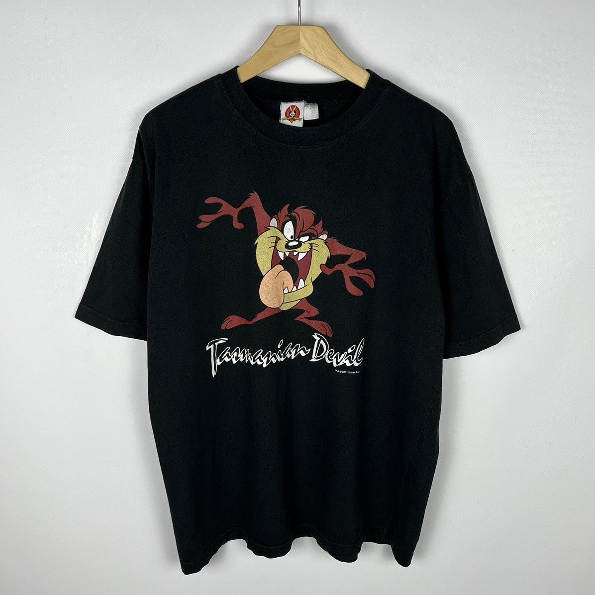 Vintage Vintage Looney Tunes Tazmanian Devil Taz cartoon T Shirt 00s Size US M / EU 48-50 / 2 - 1 Thumbnail