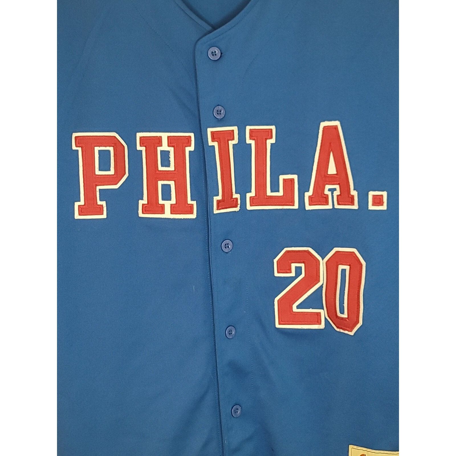 MLB PHILA. Size XL #20 Ackers JERSEY Philadelphia Phillies Size US XL / EU 56 / 4 - 2 Thumbnail