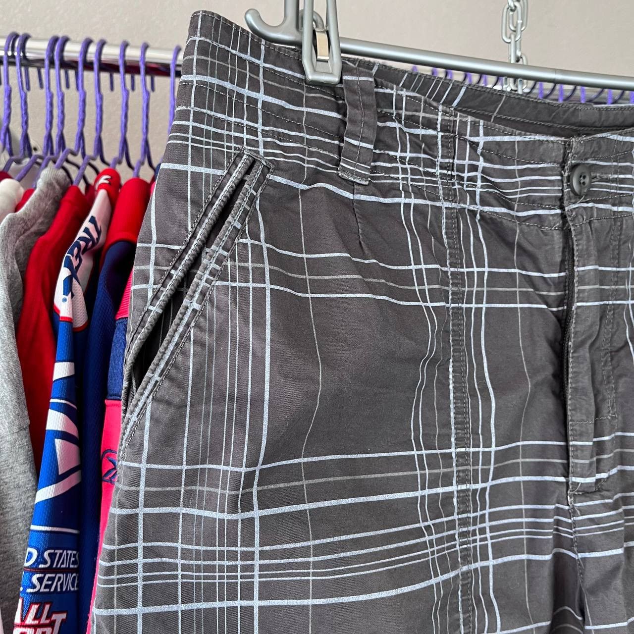 Nike × Vintage Vintage Nike Check Shorts The Athletic Dept Size US 33 - 5 Thumbnail