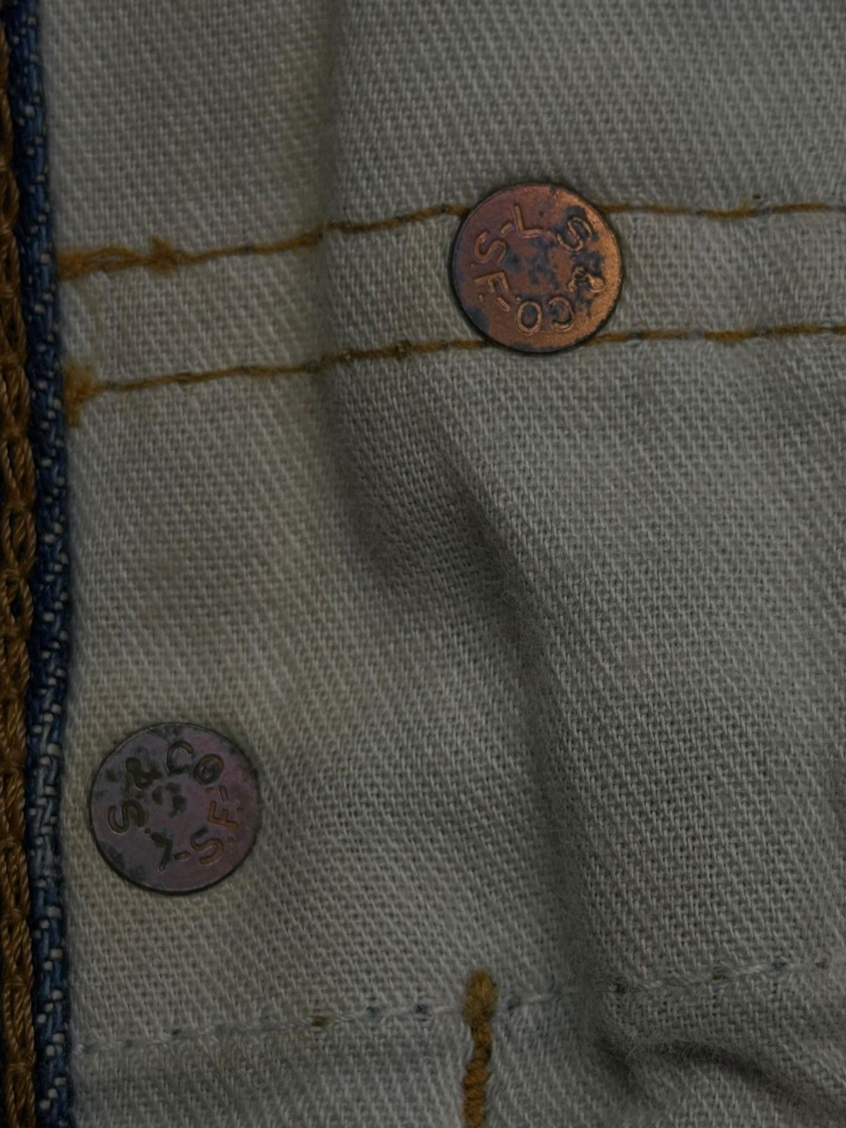 Levi's Vintage Clothing Vintage 90s Levi’s 551Z-XX Big E Talon Selvedge Denim Jeans Size US 30 / EU 46 - 14 Thumbnail