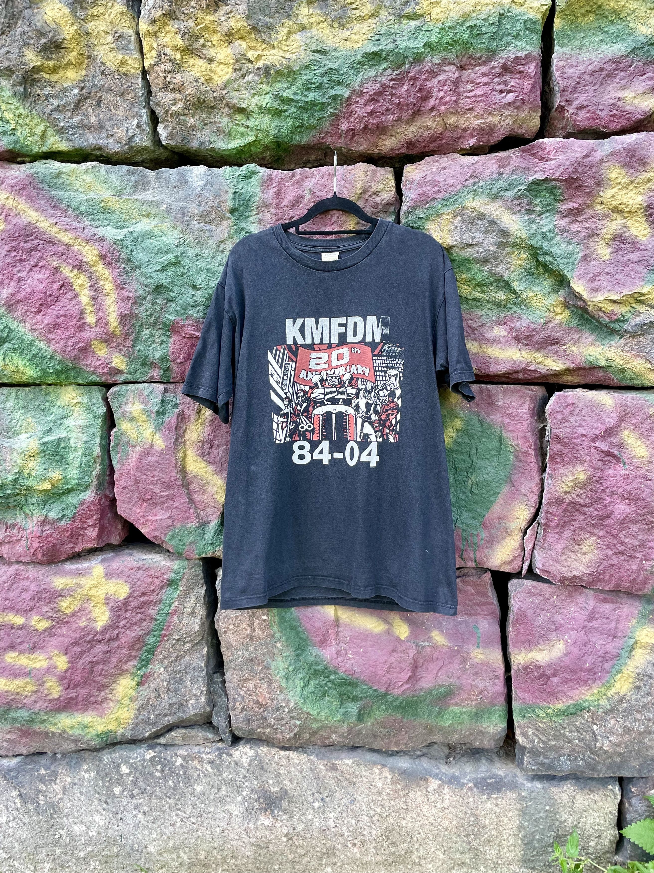 Band Tees × Vintage Vintage KMFDM 2004 anniversary t-shirt Size US L / EU 52-54 / 3 - 2 Thumbnail