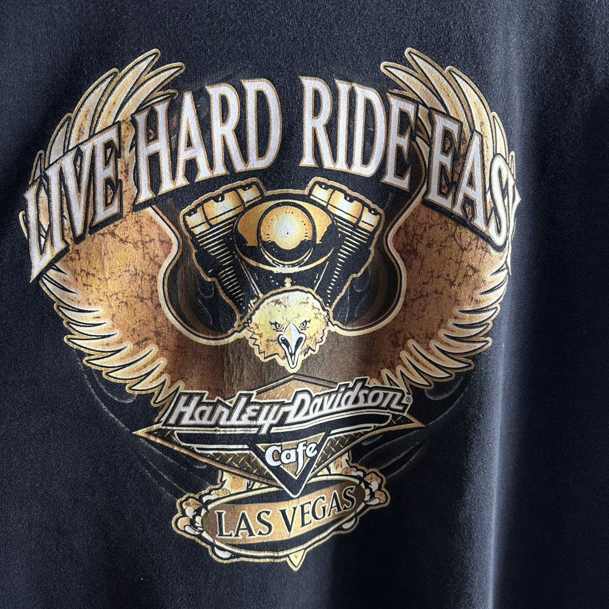 Harley Davidson Harley Davidsons Las Vegas Vintage T-Shirt Size US XL / EU 56 / 4 - 5 Thumbnail