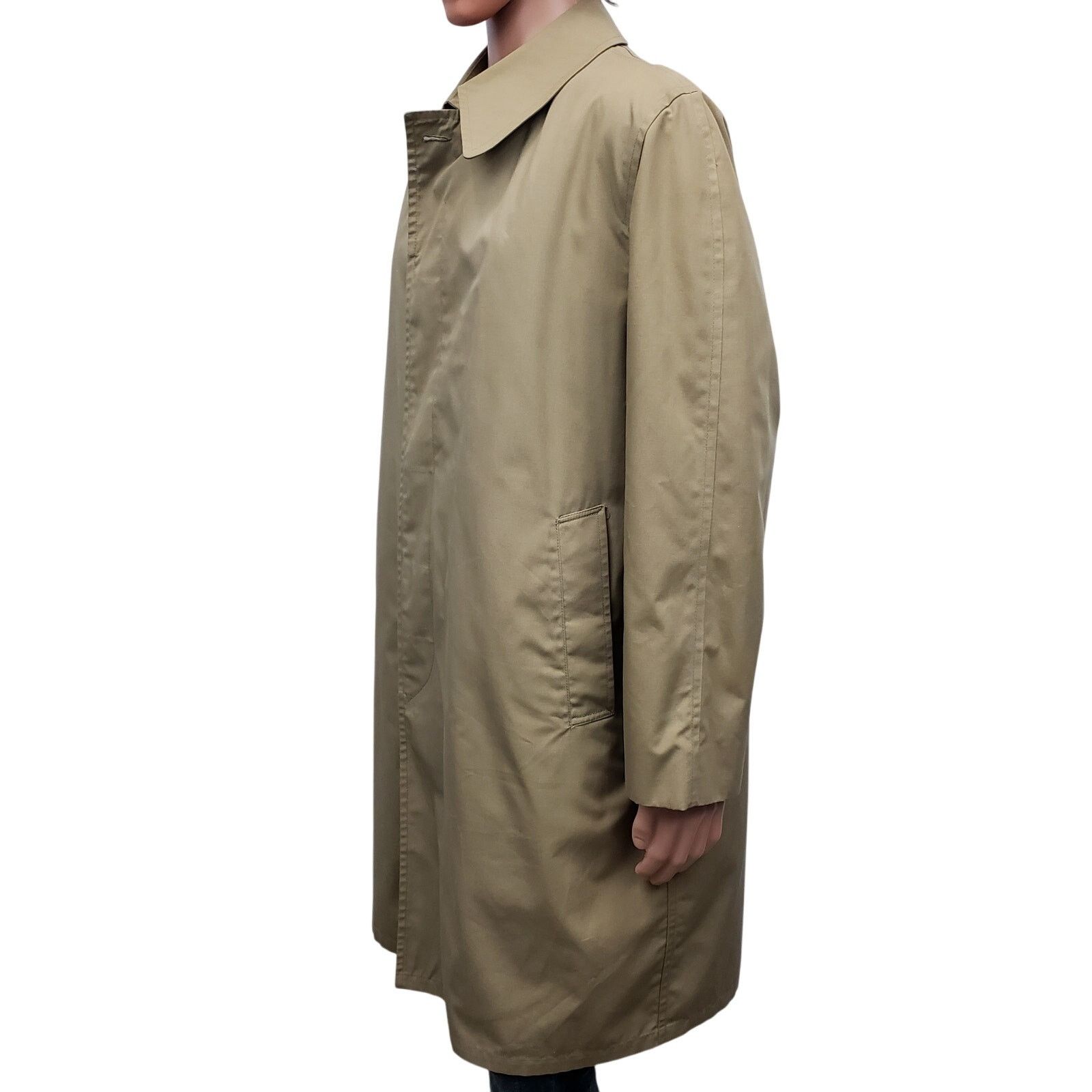 Vintage Rainfair Trench Coat Removable Faux Fur Lining USA Made 44 Size US L / EU 52-54 / 3 - 7 Thumbnail