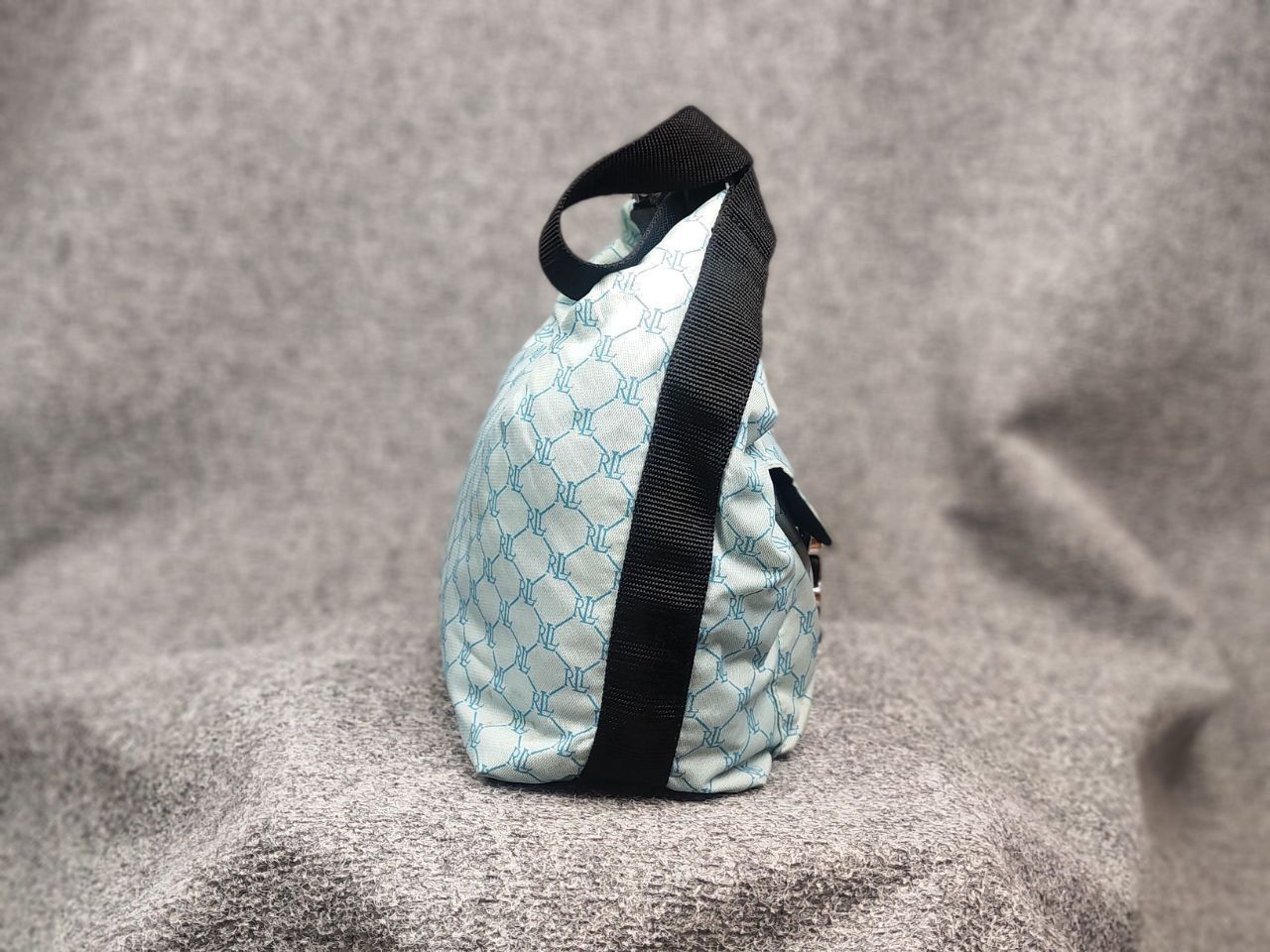 Polo Ralph Lauren Vintage Lauren Ralph Lauren Hobo Handbag blue Monogram Y2K Size ONE SIZE - 7 Thumbnail