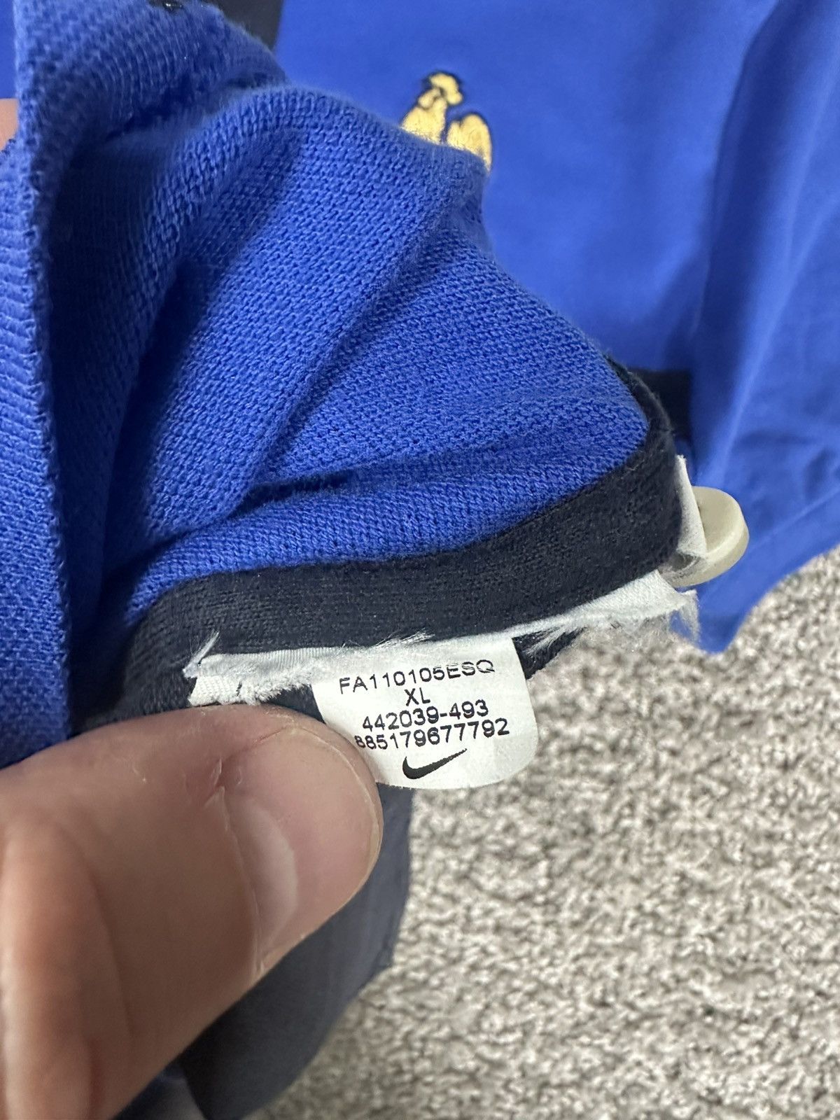 Nike Vintage Nike French Rugby Team Polo Shirt Size US XL / EU 56 / 4 - 12 Thumbnail