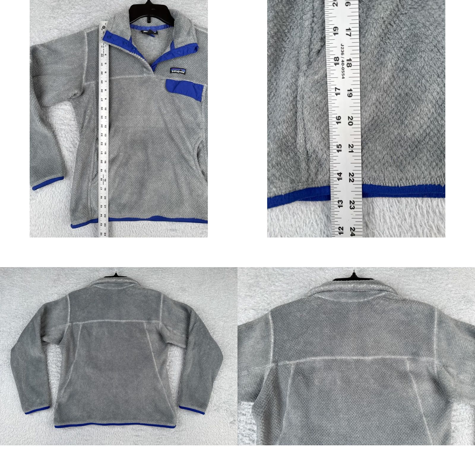 Patagonia Patagonia Sweatshirt Womens Medium Gray Re-Tool Snap-T Pullover Mock Neck Fleece Size M / US 6-8 / IT 42-44 - 9 Thumbnail