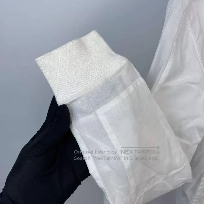 Hermes Hermes size 37 White Silk Collar Zipper Jacket Size M / US 6-8 / IT 42-44 - 4 Thumbnail