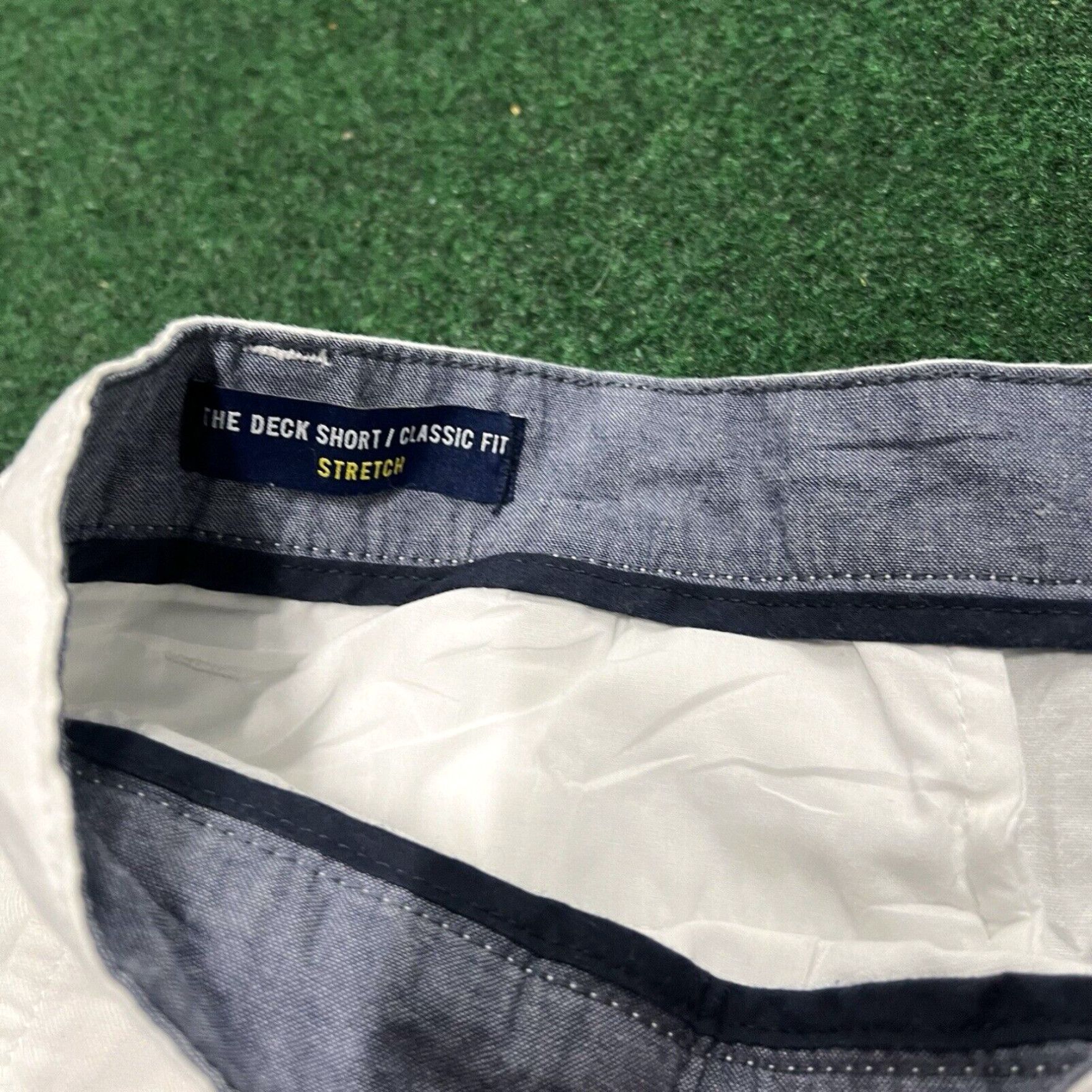 Nautica Nautica Men's The Deck Short Classic Fit Chino Shorts White Size W35 Size US 35 - 3 Thumbnail