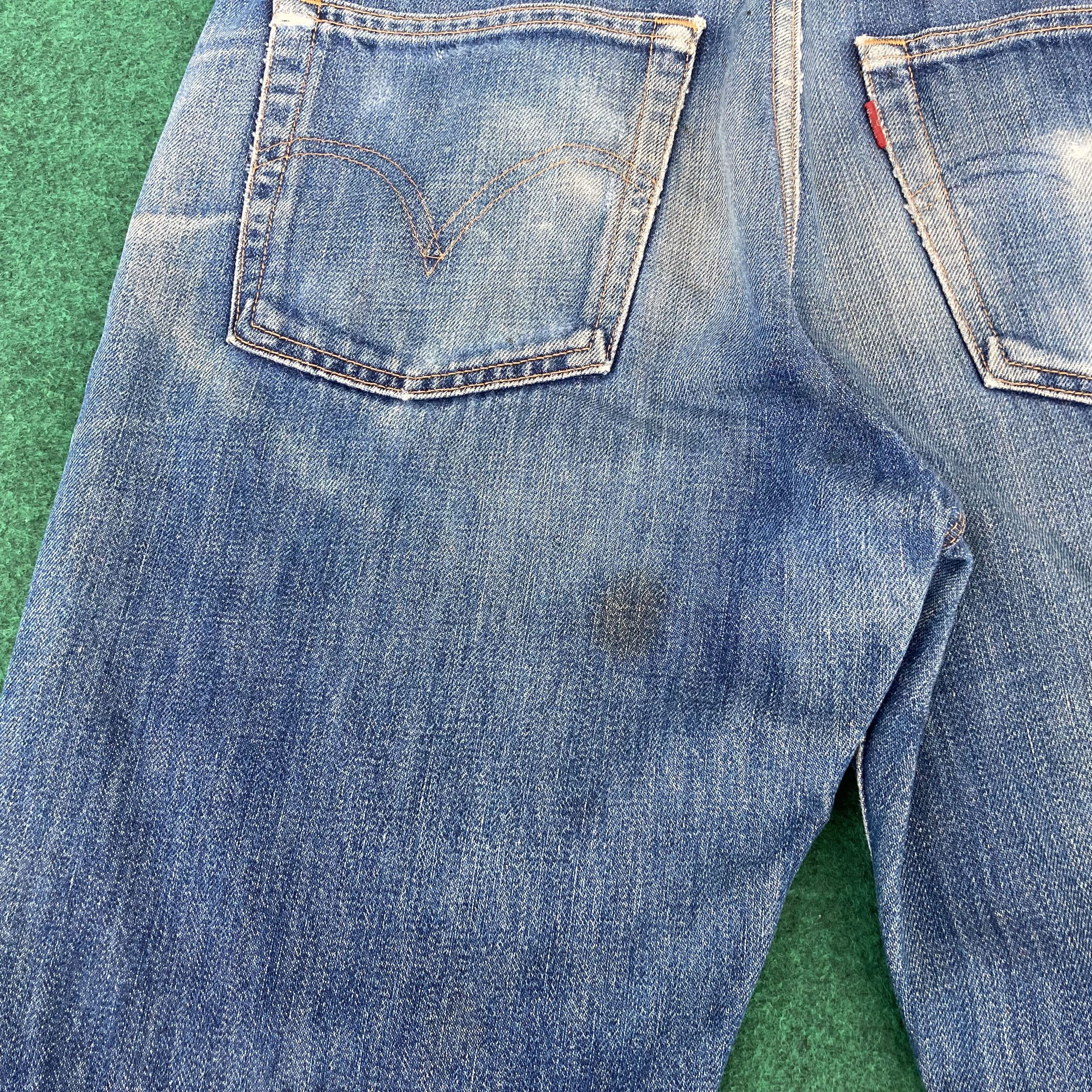 Levi's × Vintage Vtg Levis 517 Ripped Denim Bootcut Flared Sz 33 Jeans Size US 33 - 9 Thumbnail