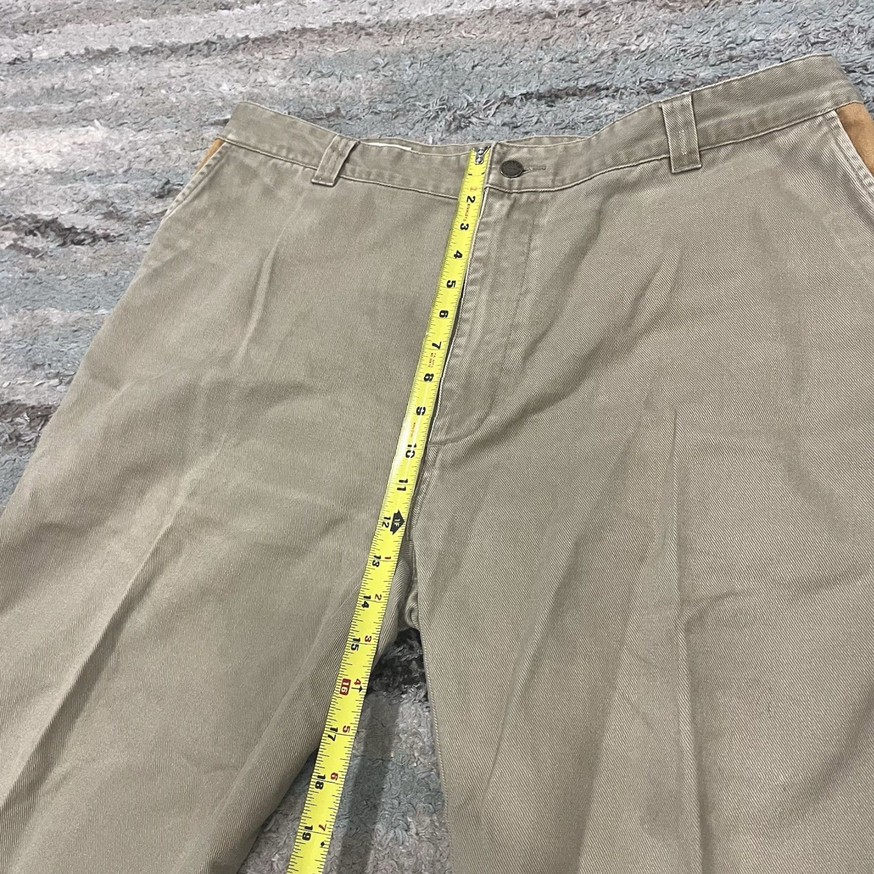 Orvis Orvis Pants Beige Straight Men's 34 Khakis Flat Front Canvas Cotton Pockets Inseam 24in Regular Regular Men Size US 34 / EU 50 - 6 Thumbnail