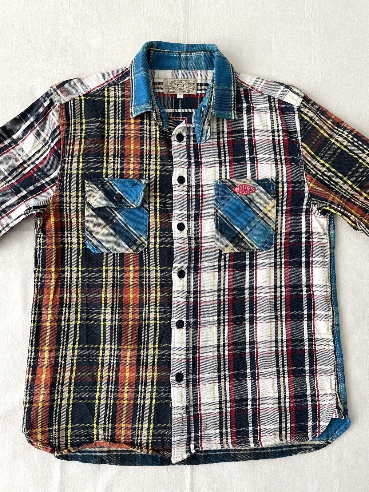 Toyo Enterprises Billvan Japan Heavy Cotton Flannel Shirts Workwear Style Size US M / EU 48-50 / 2 - 3 Thumbnail