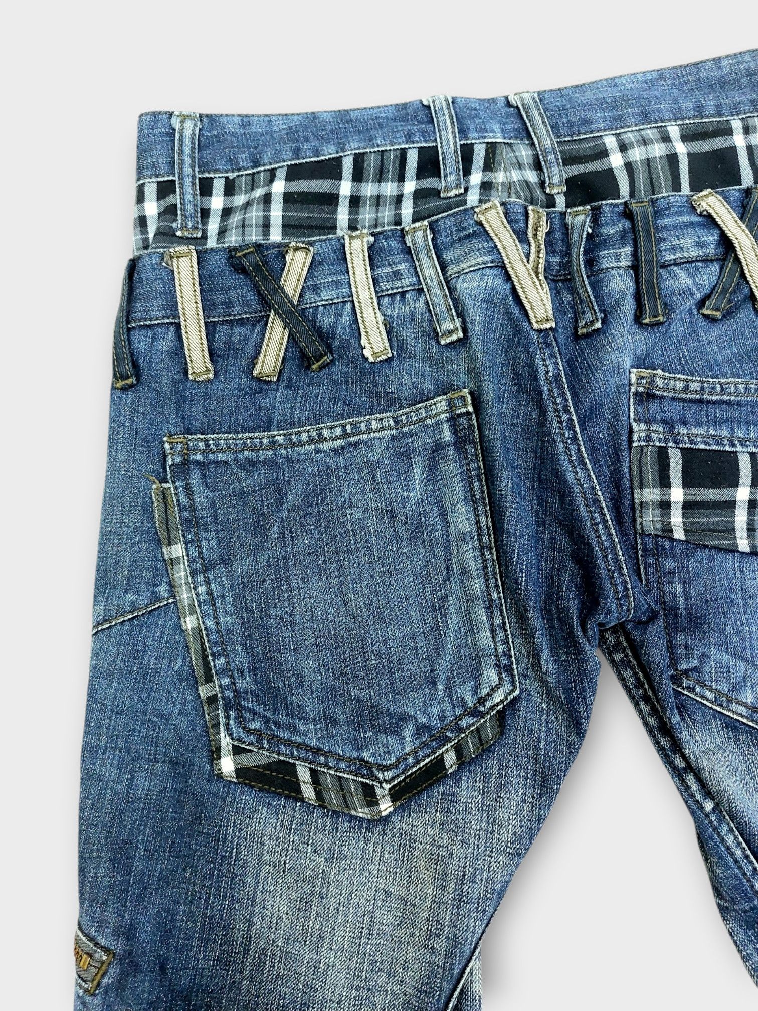 Vintage Nylaus Y2k Double Waist Vintage Denim Size US 30 / EU 46 - 15 Thumbnail