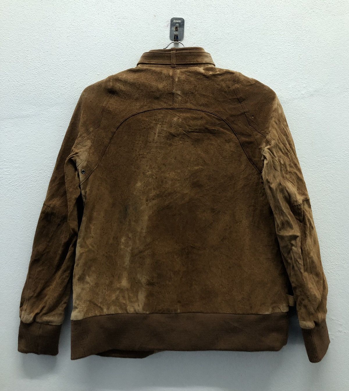Japanese Brand Shuhei Ogawa Brown Leather Bomber Jacket - Made in Japan Size US M / EU 48-50 / 2 - 2 Thumbnail