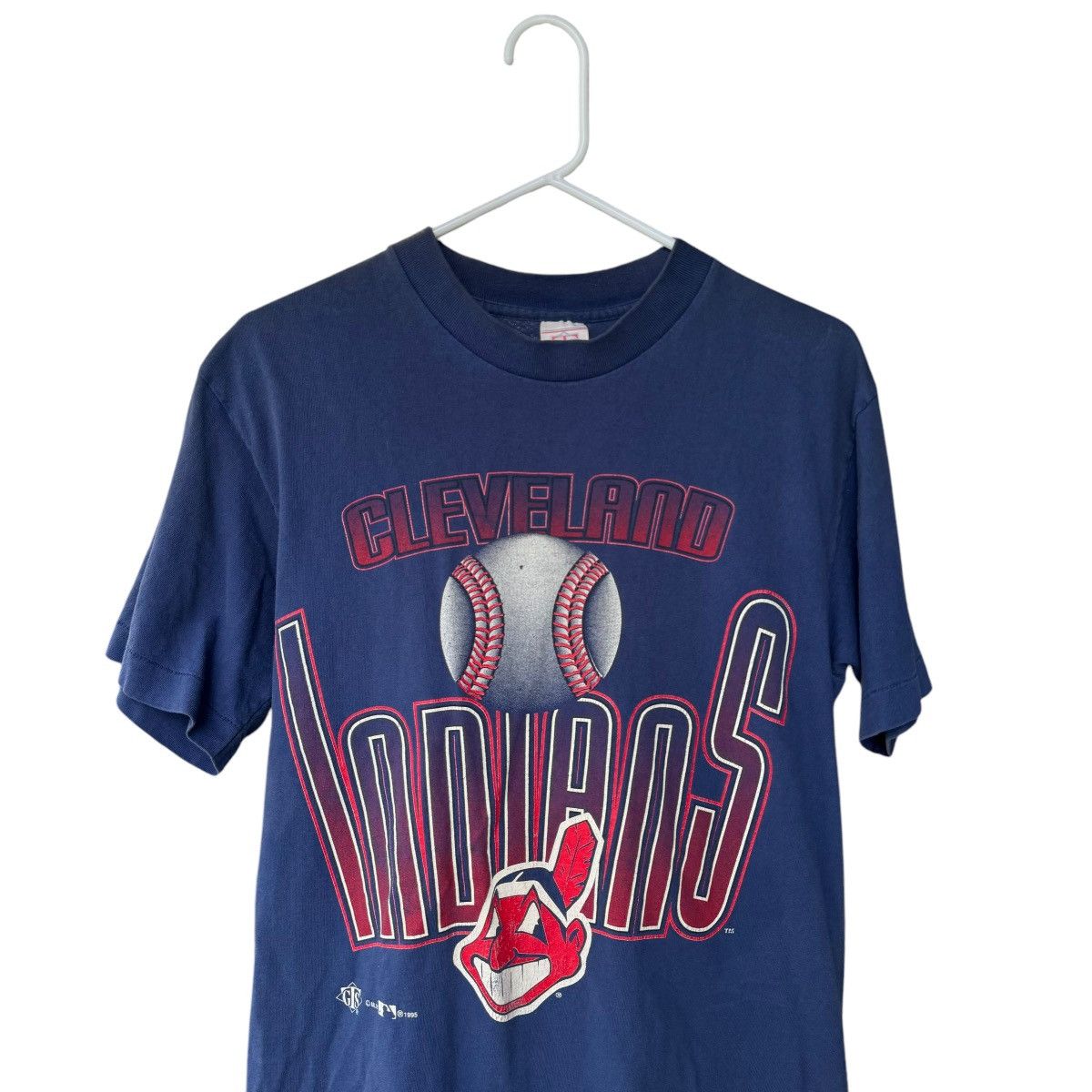 MLB × Vintage vintage chief wahoo cleveland indians mlb baseball t shirt Size US M / EU 48-50 / 2 - 1 Thumbnail