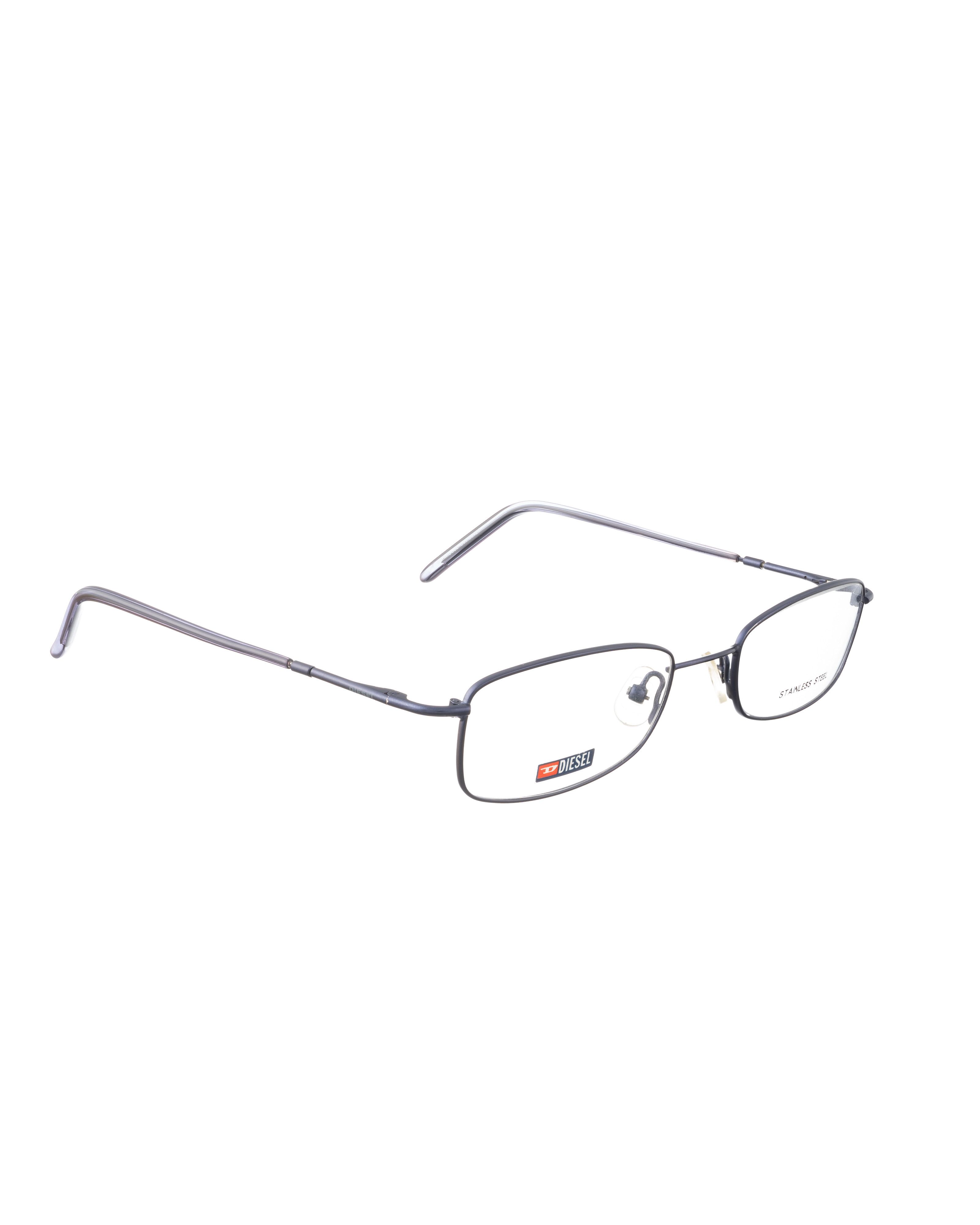 Diesel Diesel 00s Thin Metal Black Classic Glasses Size ONE SIZE - 1 Thumbnail