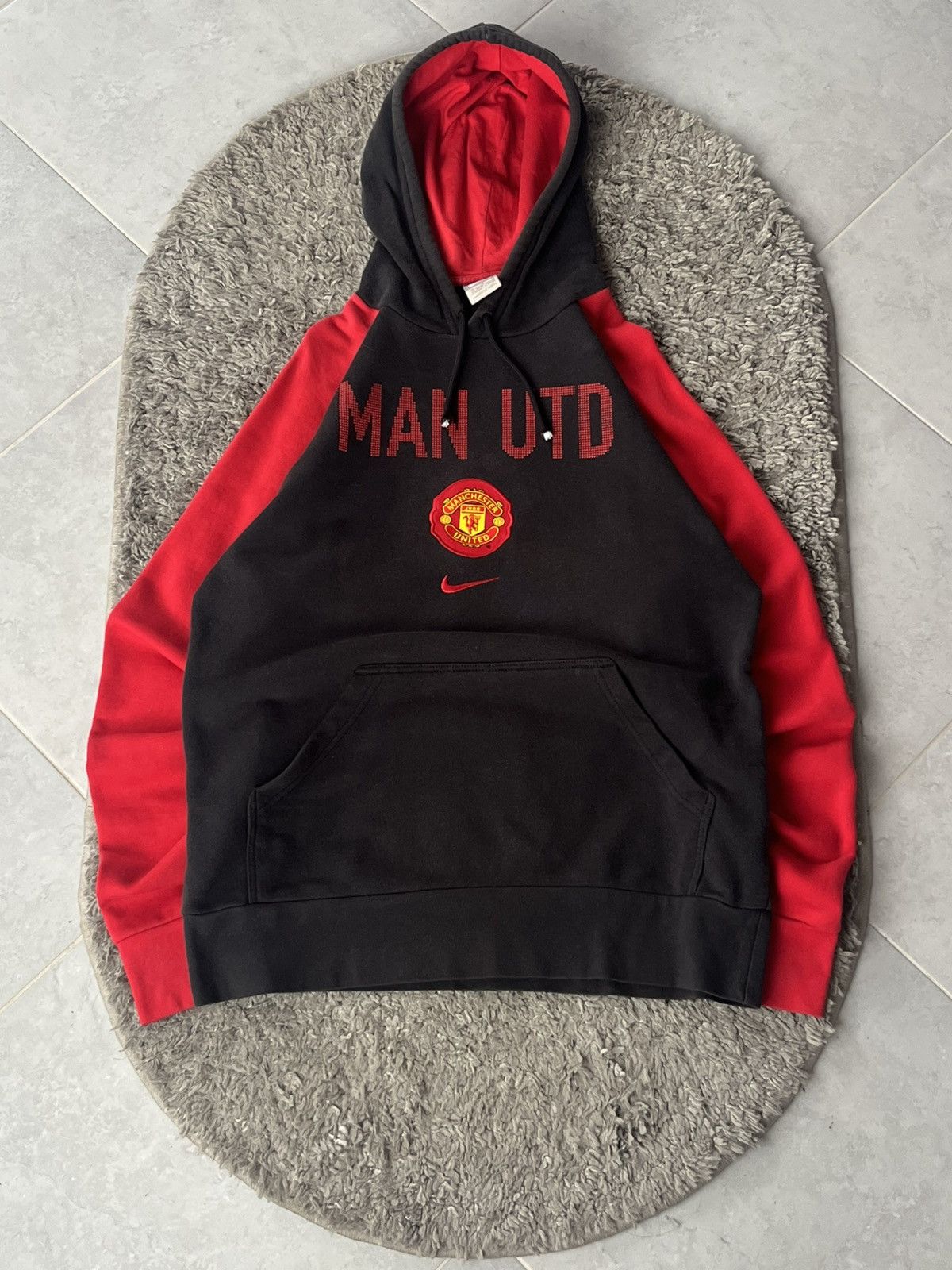 Nike Vintage Nike Hoodie Soccer football Manchester United Size US M / EU 48-50 / 2 - 1 Thumbnail