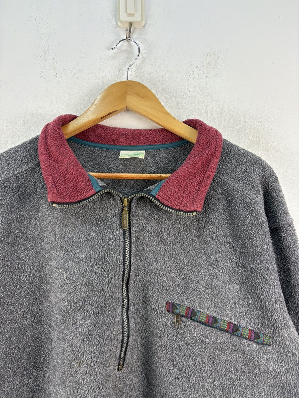 L.L. Bean Vintage LL Bean Pullover Half Zipper Sweater Jumper Size US L / EU 52-54 / 3 - 4 Thumbnail