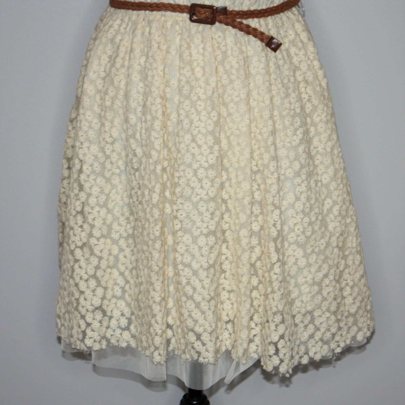 Other Others Follow Lost Moxie Cream Lace Dress size Large NWT $76 Size L / US 10 / IT 46 - 16 Thumbnail