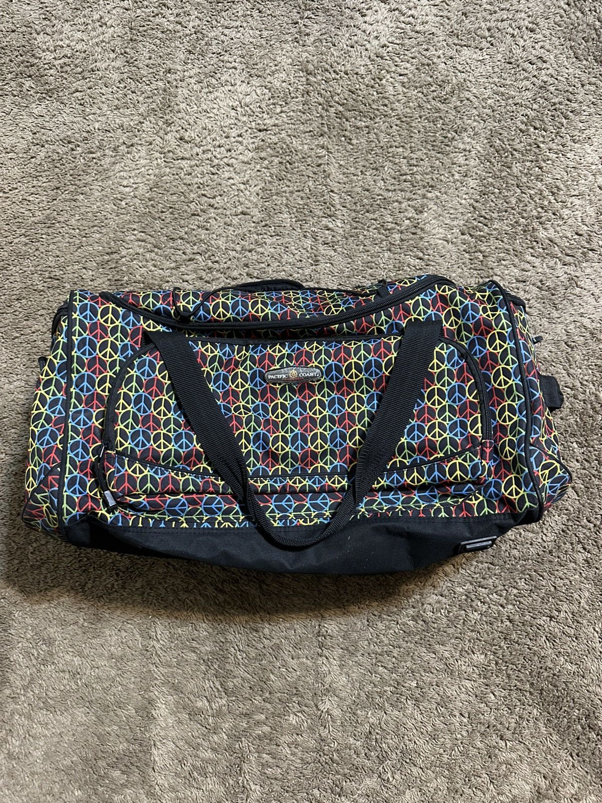 Nike Vintage Pacific Coast “Rainbow” peace symbol duffel bag 00s Size ONE SIZE - 1 Thumbnail