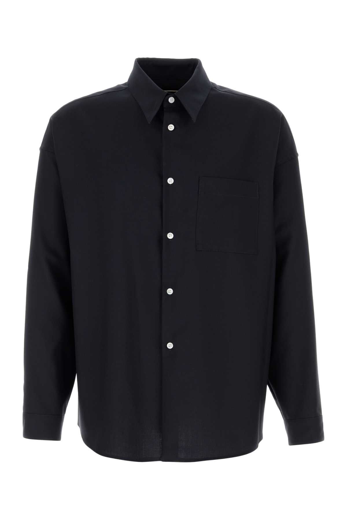 Marni Midnight Blue Twill Shirt Size US M / EU 48-50 / 2 - 1 Thumbnail
