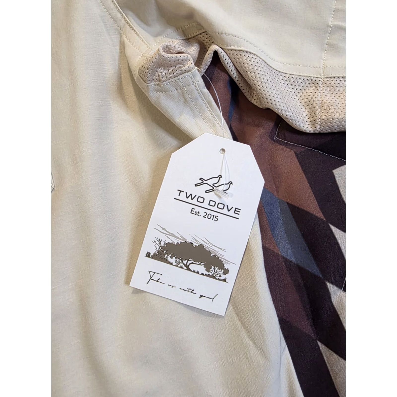 Vintage Two Dove Rio Ultimate Outdoor Blend Short Sleeve Shirt 2XL Tan Metal Snap NWT Mens XS-XXL? Size US XXL / EU 58 / 5 - 6 Thumbnail