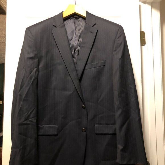 Ralph Lauren Ralph Lauren men's striped wool sport coat jacket blazer 48L Size 48L - 2 Thumbnail