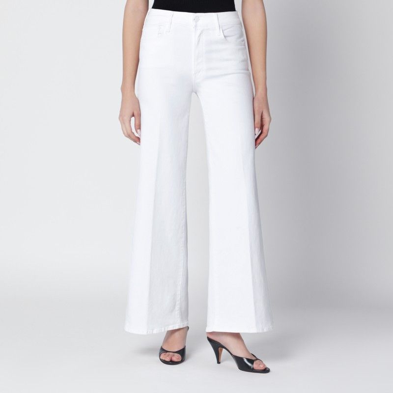 MOTHER Mother White Flared Fairest Of Them All Jeans Size 30" / US 8 / IT 44 - 1 Thumbnail