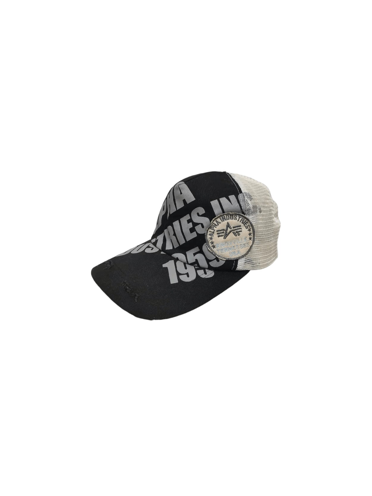 Alpha Industries ALPHA INDUSTRIES VINTAGE TRUCKER CAP DESIGN DISTRESSED Size ONE SIZE - 1 Thumbnail