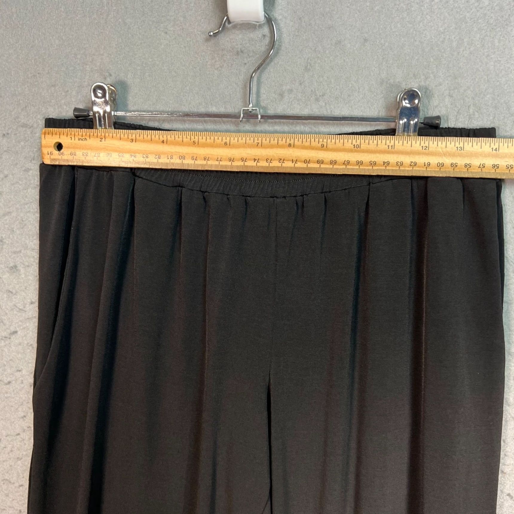 Vintage Veronica M Womens Pants Jogger Black Elastic Waist Mid Rise Inseam 28 in Tapered Size M Size 32" / US 10 / IT 46 - 5 Thumbnail