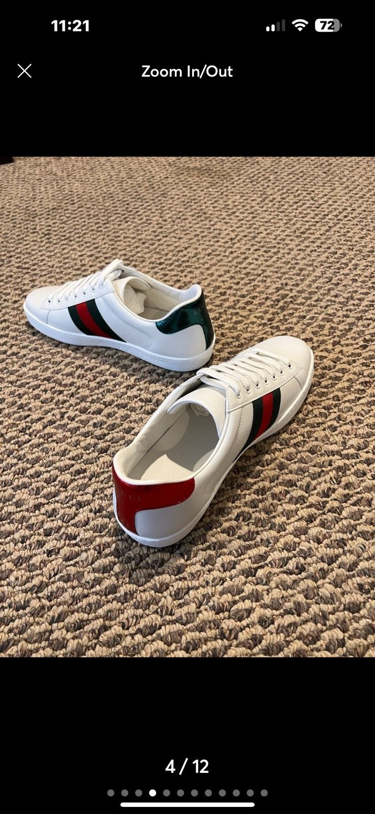 Gucci Gucci ace embroidered tiger Size US 9 / EU 42 - 2 Thumbnail
