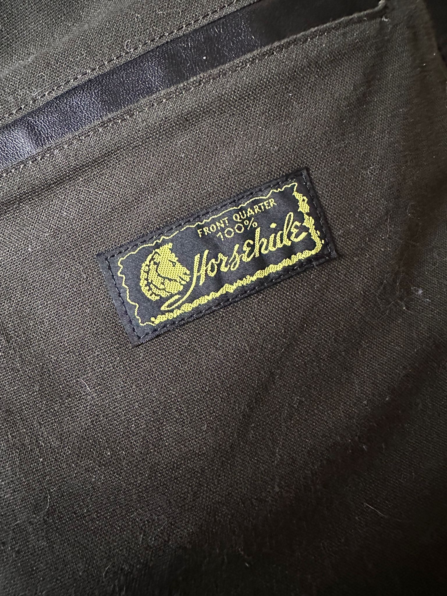 Y'2 Leather Horsehide Type I Jean Jacket EB-140 Size US XL / EU 56 / 4 - 4 Thumbnail