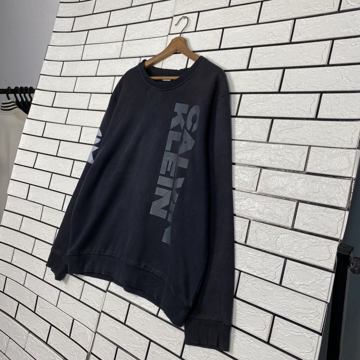 Japanese Brand Vintage Sweatshirt Calvin Klein Big Logo Size US XXL / EU 58 / 5 - 3 Thumbnail