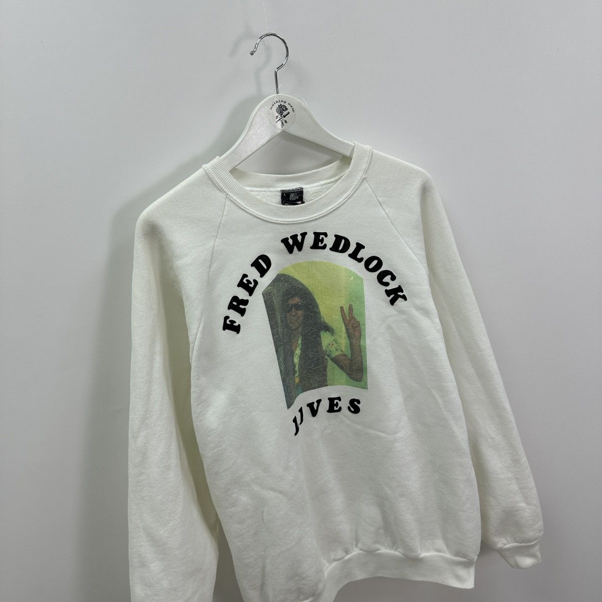 Band Tees Vintage 80s Fred Wedlock Lives British Folk singer y2k rare Size US L / EU 52-54 / 3 - 3 Thumbnail