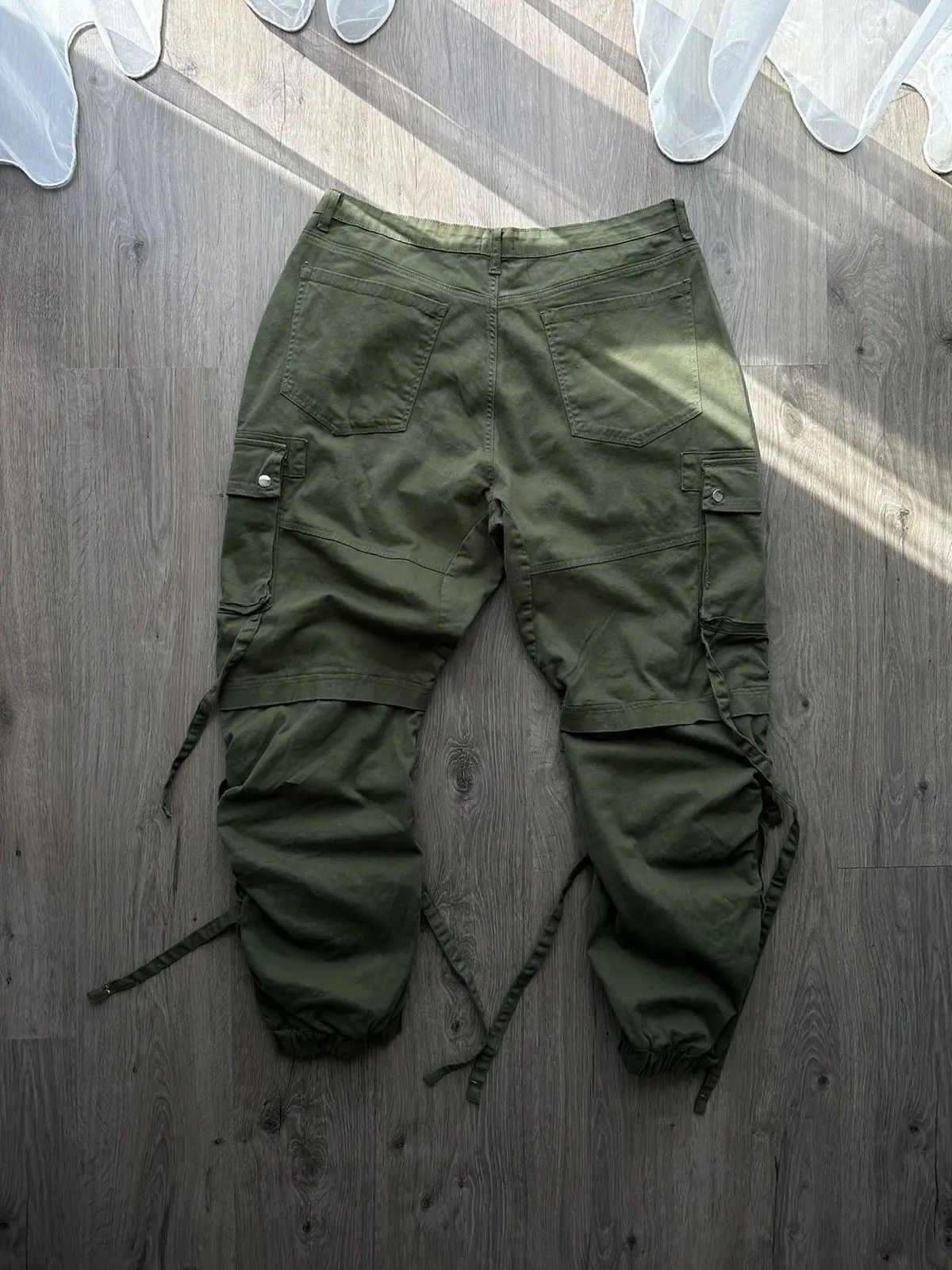 Japanese Brand × Vintage Vintage Japanese Bondage Cargo Multi-Pocket Pants Size US 36 / EU 52 - 9 Thumbnail