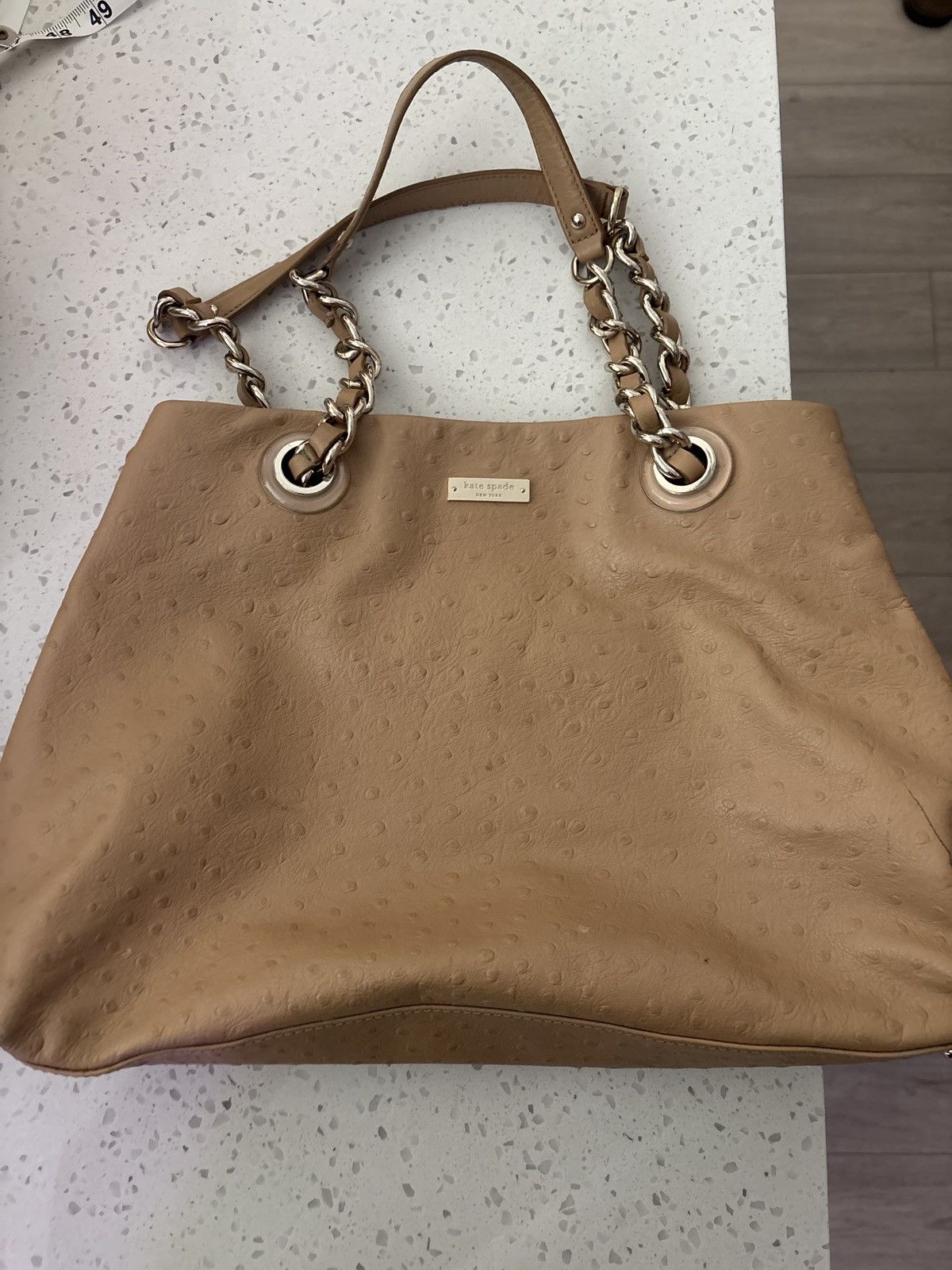 Kate Spade Kate Spade Ostrich Handlebag Size ONE SIZE - 1 Thumbnail