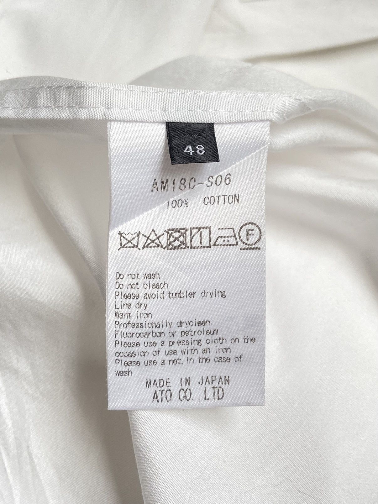 Ato Matsumoto × ato Aatoo Modeled By Chika Aoyama White Shirt Size US S / EU 44-46 / 1 - 13 Thumbnail