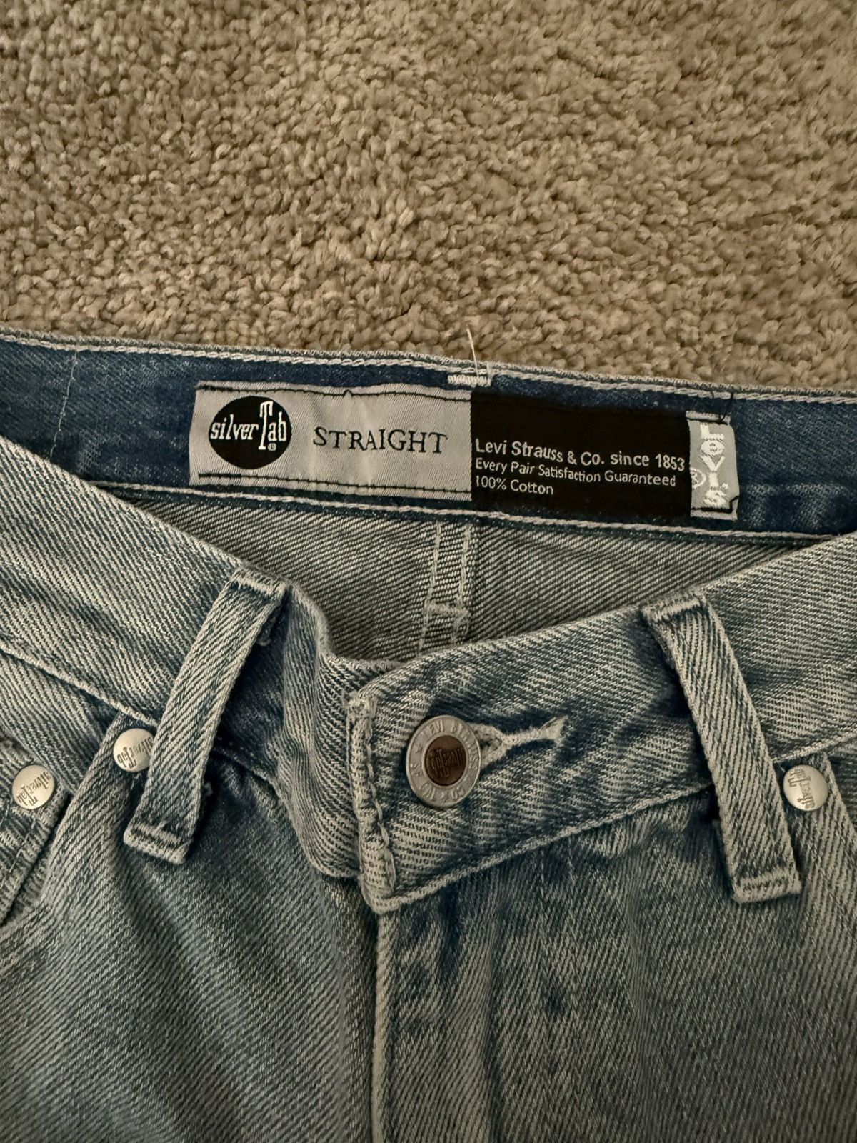 Levi's × Levi's Vintage Clothing × Vintage Silver Tab Levi’s Jeans Size US 30 / EU 46 - 5 Thumbnail
