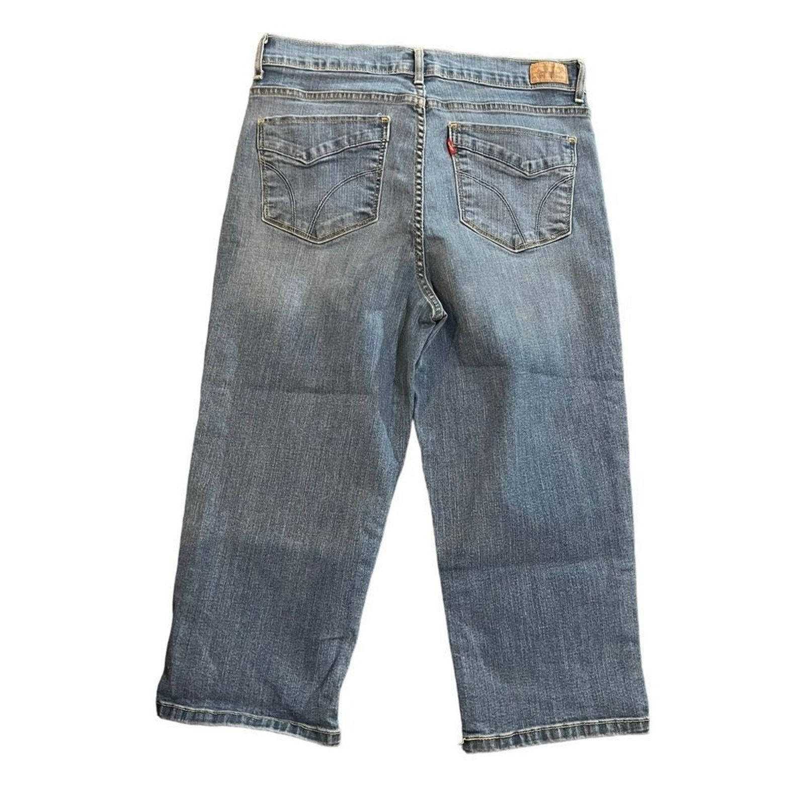 Levi's Levi’s Perfectly Shaping 512 Cropped Jeans Womens Size 14 Size 36" / US 14 / IT 50 - 5 Thumbnail