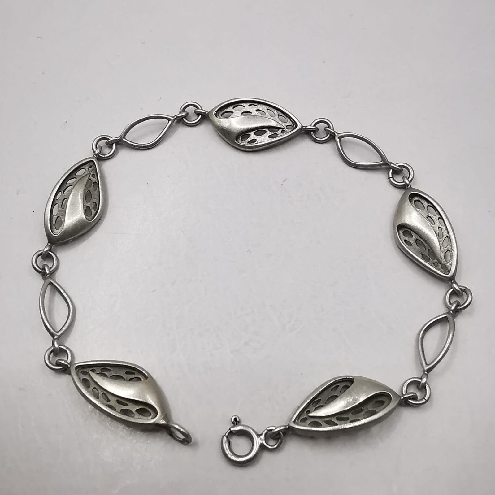 Vintage Vintage Bracelet Jewelry,925 Sterling Silver,Handmade 6,11g Size ONE SIZE - 1 Thumbnail