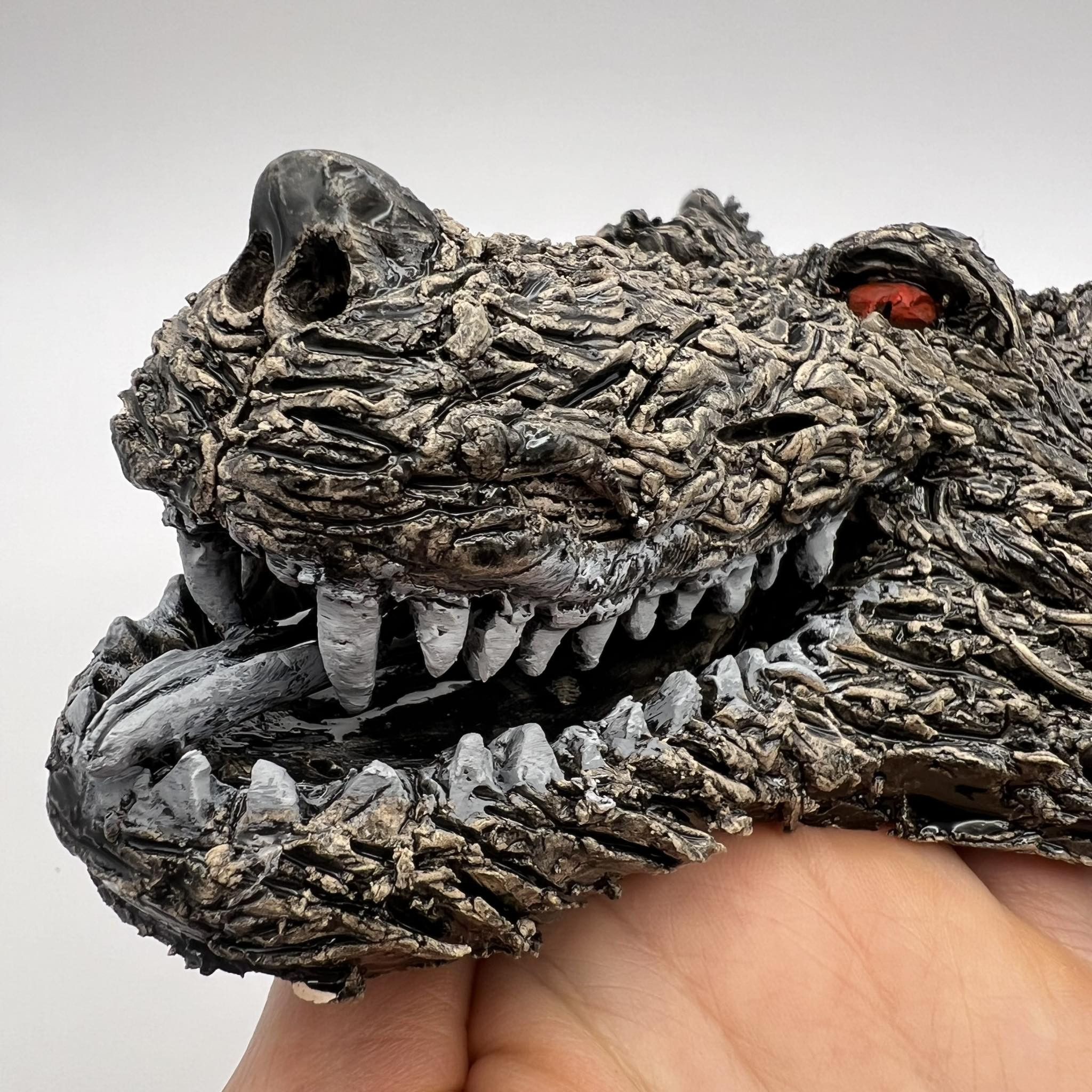 Vintage Art Ceramic Figurine Statue Wolf Mask Hand Made Size ONE SIZE - 8 Thumbnail