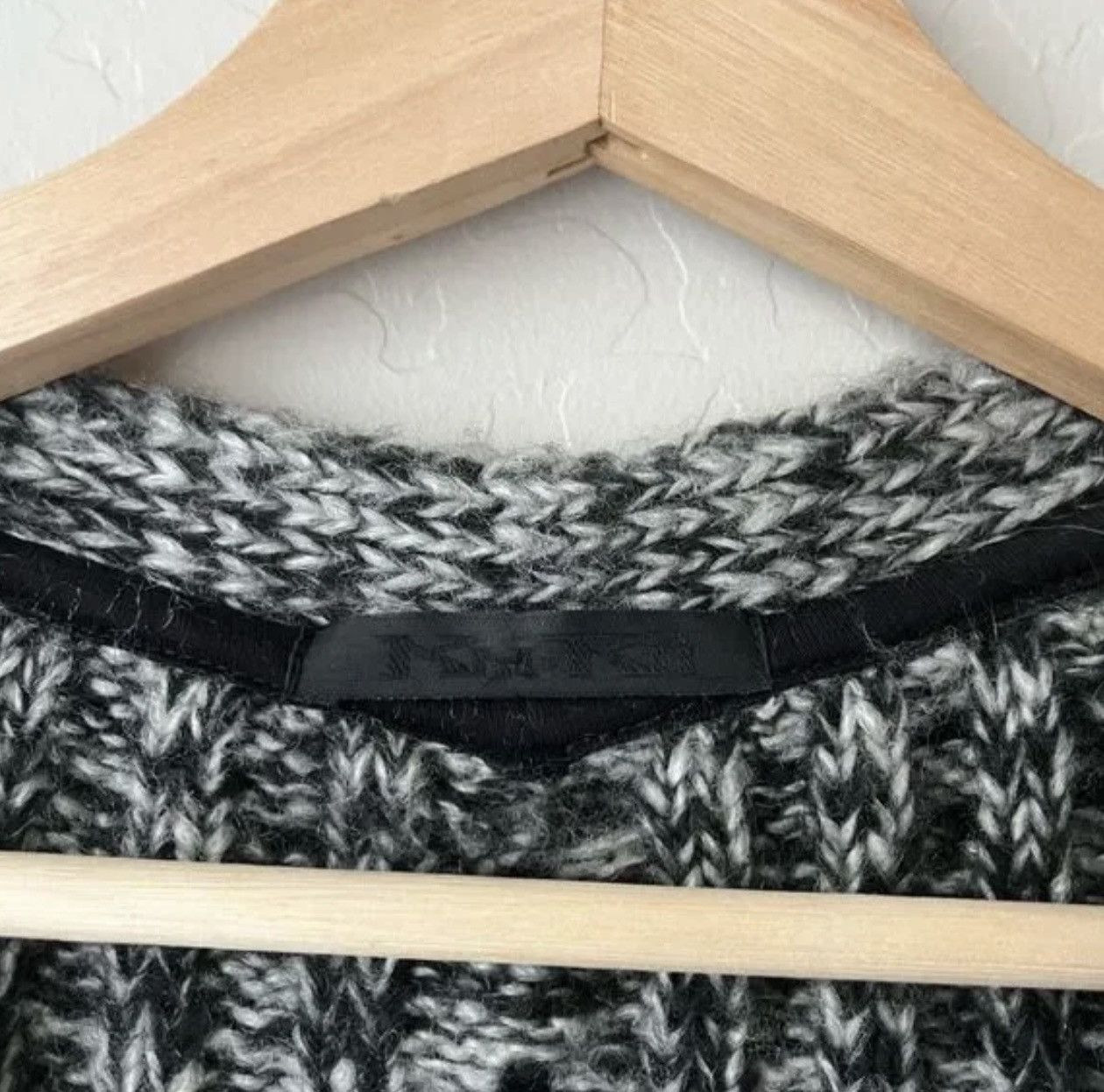 KMRii KMRii Black White Marled Knit Long Size US S / EU 44-46 / 1 - 5 Thumbnail