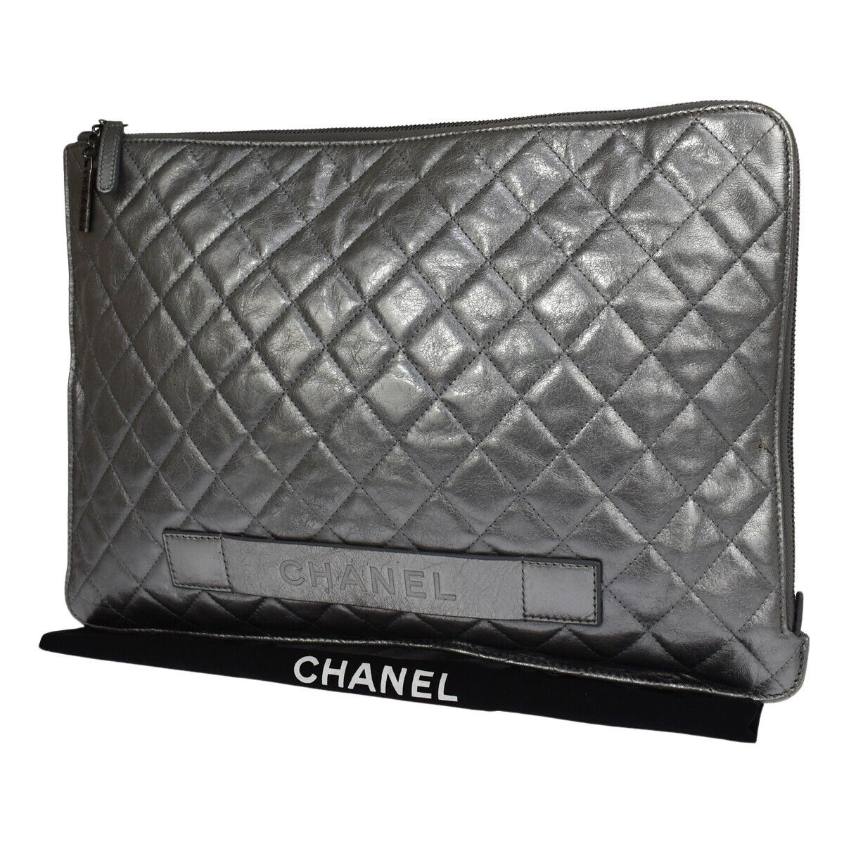 Chanel Chanel iPad Pouch Quilted Lambskin Size ONE SIZE - 1 Thumbnail